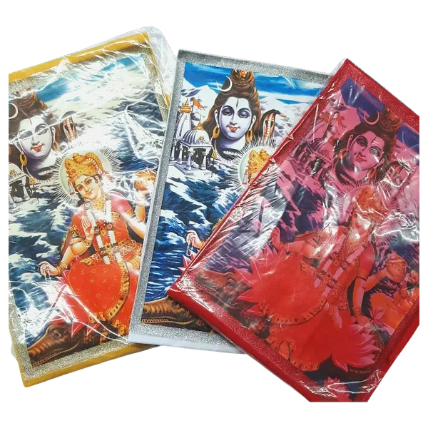 Printed Flag Ganga Mata & Shiva