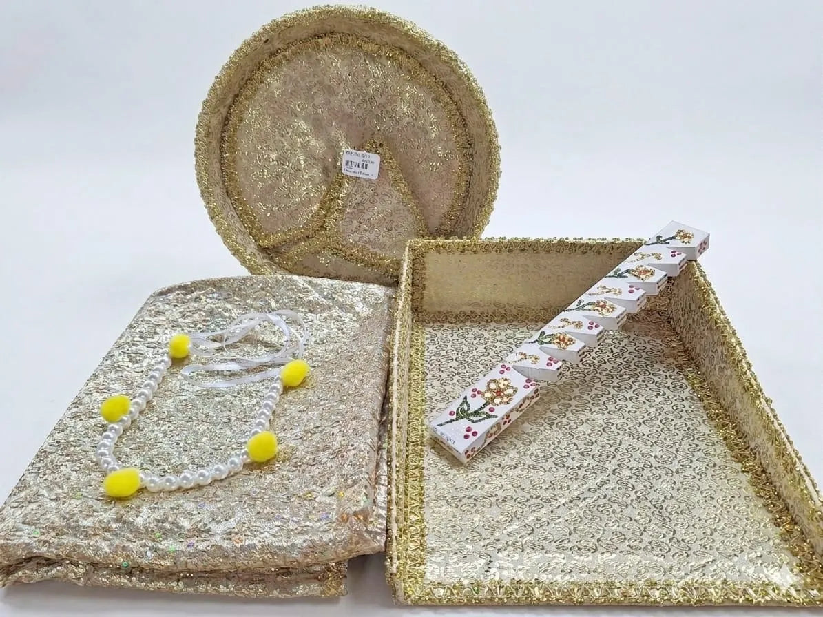 Gold/ Cream Wedding Set