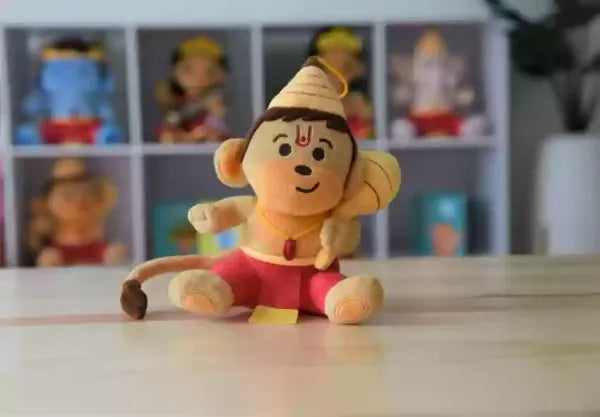 Toy Musical Hanuman Plushie (7.5"x6.5")