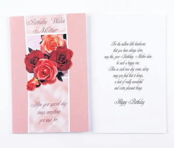 Happy Birthday Greeting Card(Mother)
