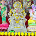 Eco Friendly Clay Ganesh- 16 1/2 Inches