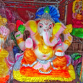 Eco Friendly Clay Ganesh- 13 1/2 Inches