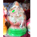 Eco Friendly Ganesh Murti (Painted) - 12"x 7"