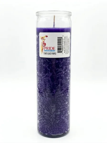 Bottle Candle -Purple