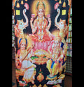 Lakshmi, Saraswati And Ganesh Curtain