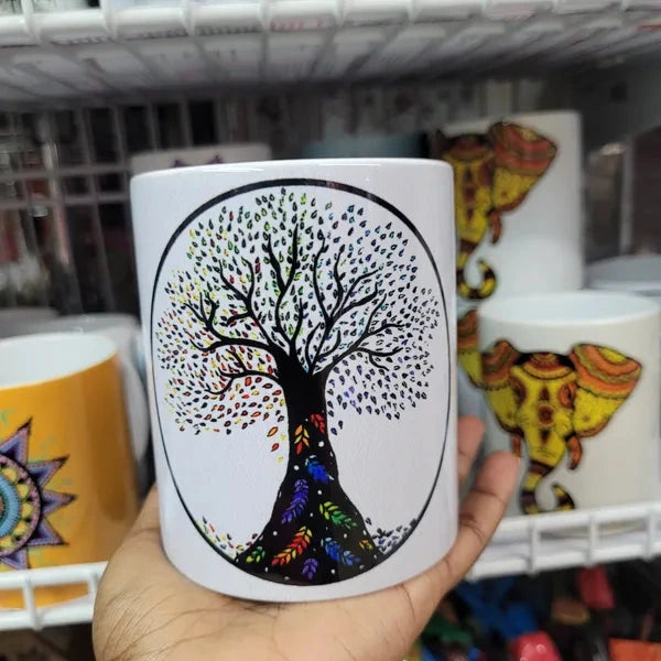 Tree Of Life Tea Cup - Microwave/Dishwasher Safe