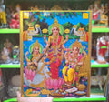 Laxmi Ganesh And Saraswati - 11'' X 9'' (Wood)