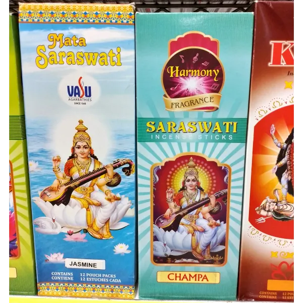 Saraswati Incense Sticks (12 Pouches)