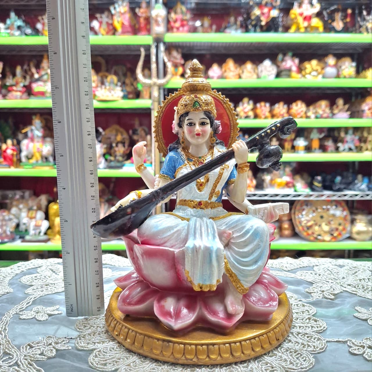 Saraswati Murti- Approx 8 Inches