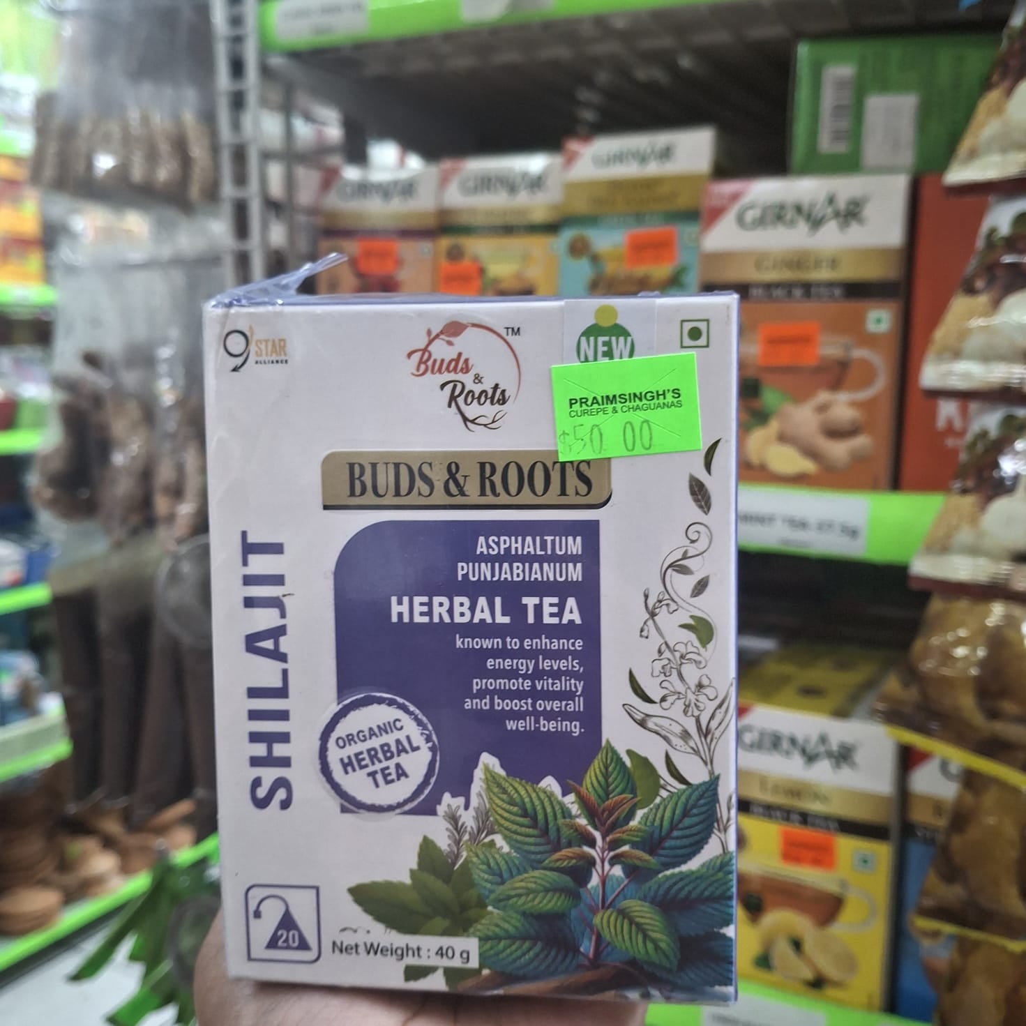 Buds & Roots Shilajit Herbal Tea