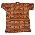 Orange and Black Kurta Top