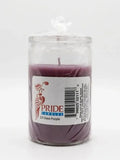 Short Purple Candle (Glass)
