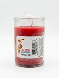 Short Red Candle (Glass)