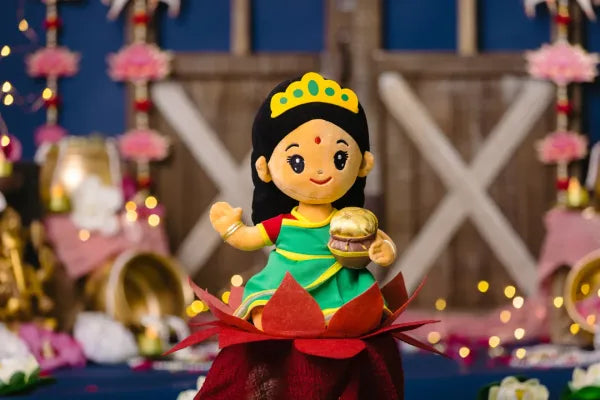 Toy Musical Lakshmi Plushie (7.5"x6.5")