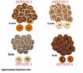 Wooden Pattern Buttons- Pack of 3